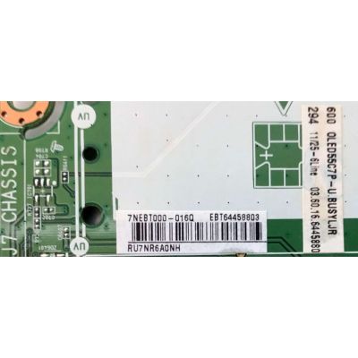 KIT DE TARJETAS PARA TV LG / MAIN EBT64458803 / EAX67125703 (1.1) / FUENTE EAY64510601 / EAX67149611 (1.6) / T-CON 6871L-5003L / 6870C-0711C / 5003L / PANEL LC558AQD (EK)(A1) / MODELO OLED55C7P / OLED55C7P-U / OLED55C7P-U.BUSYLJR - Imagen 4